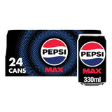 Pepsi Max No Sugar Cola Cans 24 x 330ml