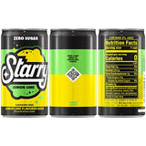 Starry Lemon Lime Soda, Caffeine Free, Mini Cans, 7.5 Fl Oz (Pack of 10)