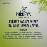 Purdey’s Rejuvenate Natural Energy Drink 12 x 250 ml Cans