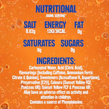 IRN-BRU XTRA, 24 Pack Zero No Sugar & Low Calorie Fizzy Drinks Multipack Cans with XTRA Taste - 24 x 330ml Cans