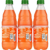 Fanta Orange Soda Fruit Flavored Soft Drink, 16.9 fl oz, 12 Pack