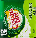 Canada Dry Ginger Ale Soda, 12 fl. oz. Cans, 12 Pack (Pack of 2)