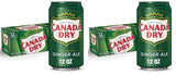 Canada Dry Ginger Ale Soda, 12 fl. oz. Cans, 12 Pack (Pack of 2)