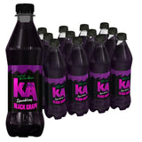 KA Caribbean Black Grape Fizzy Drinks - Traditional & Authentic Caribbean Jamaican Style Sparkling Drink - Soft Drinks Multipack - Black Grape Soda Drinks Bulk Pack - 12 x 500ml Bottles