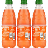 Fanta Orange Soda Fruit Flavored Soft Drink, 16.9 fl oz, 12 Pack