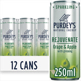 Purdey’s Rejuvenate Natural Energy Drink 12 x 250 ml Cans