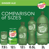 Canada Dry Ginger Ale Soda, 12 fl. oz. Cans, 12 Pack (Pack of 2)