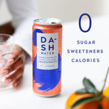 Dash Water Grapefruit - 12 x Grapefruit Flavoured Sparkling Spring Water - NO Sugar, NO Sweetener, NO Calories - Infused with Wonky Fruit (12 x 330ml cans)