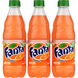 Fanta Orange Soda Fruit Flavored Soft Drink, 16.9 fl oz, 12 Pack