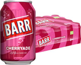 BARR since 1875, 24 Pack American Cream Soda, Zero No Sugar Sparkling Soft Drink with a Creamy Taste of American Cream Soda, "Fizzingly Fun" - 24 x 330ml Cans