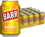 BARR since 1875, 24 Pack American Cream Soda, Zero No Sugar Sparkling Soft Drink with a Creamy Taste of American Cream Soda, "Fizzingly Fun" - 24 x 330ml Cans