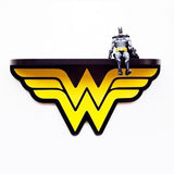 Wonder Women DC Kids Bedroom Floating Organzier Shelve Decor