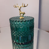 Diamond Deer Candy Jar - waseeh.com