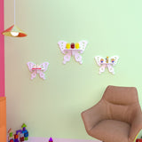 Crater Butterfly Kids Bedroom Floating Shelve Decor - waseeh.com