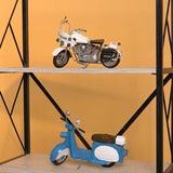 Old Police Bike Decor - waseeh.com