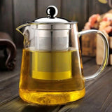 Heat Resistant Glass Teapot (Round Shaped) - waseeh.com